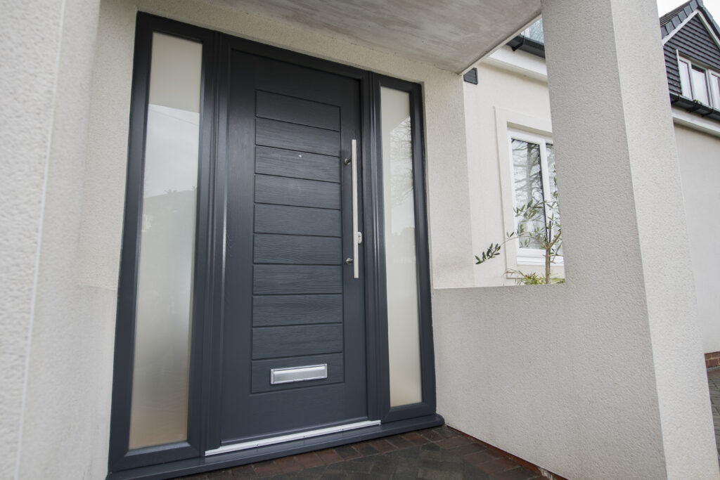 Solidor Composite Door in Anthracite Grey. 